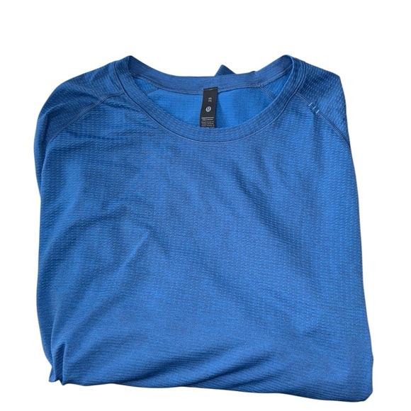 LULULEMON Metal Vent Tech Long-Sleeve Shirt XXL in Pipe Dream Blue/Pitch… - Picture 8 of 11